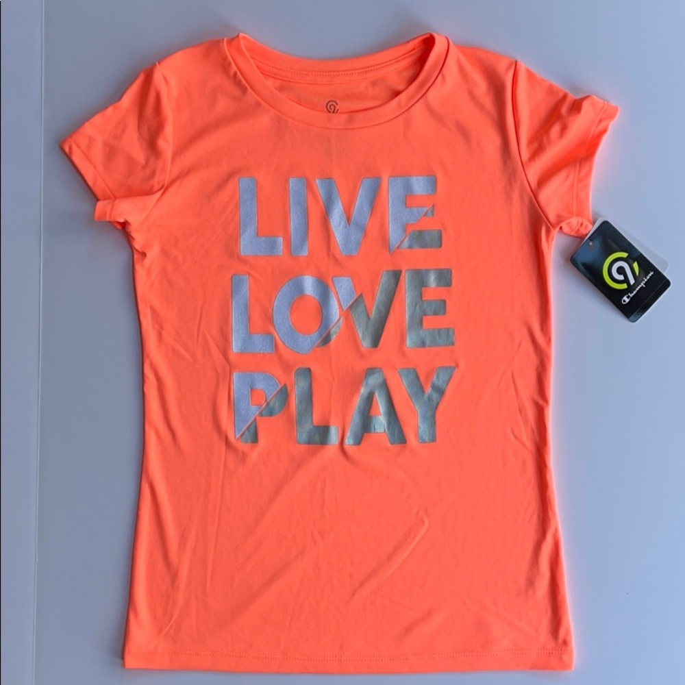 NWT Bright Orange Champion Athletic T-Shirt